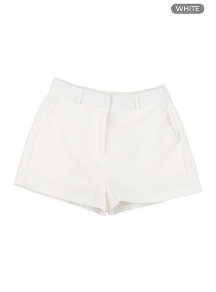 basic-shorts-ou411 / White