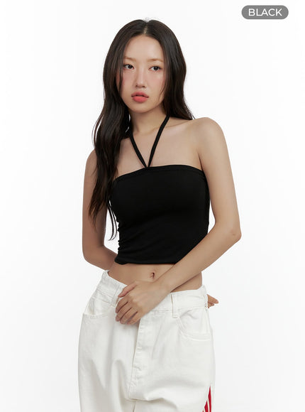 halter-crop-top-cl410 / Black