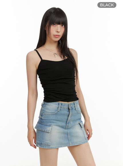 inner-cap-basics-cami-top-cu424 / Black