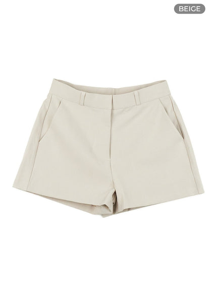 basic-shorts-ou411 / Beige