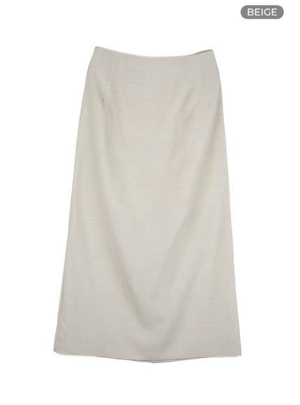 classic-maxi-skirt-ou413 / Beige