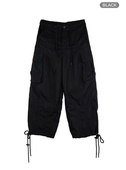 baggy-cargo-pants-ol408 / Black