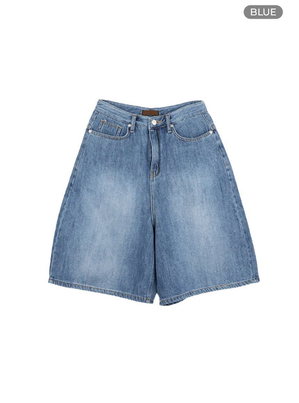 low-rise-bermuda-jorts-cl405 / Blue