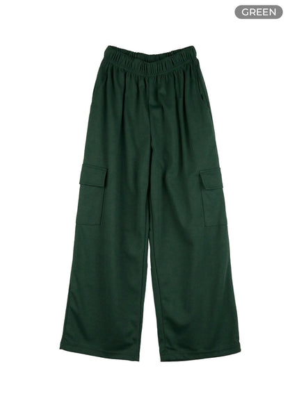 cargo-sweatpants-ol408 / Green