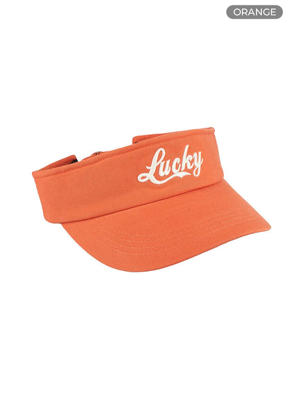 cotton-visor-ou427 / Orange