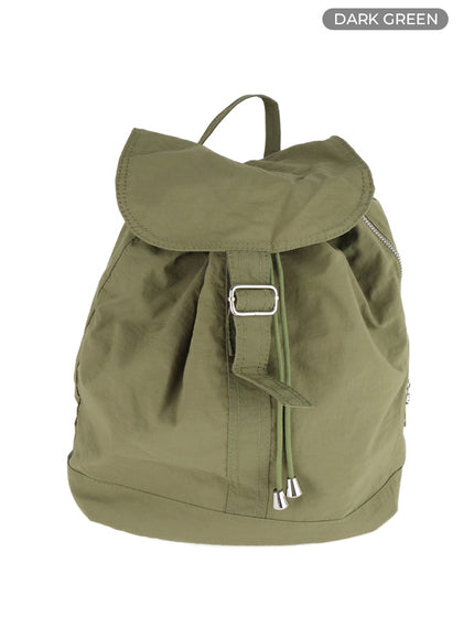 solid-nylon-buckle-backpack-cm413