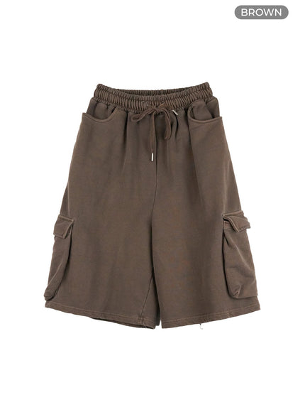 cargo-sweat-shorts-cl402 / Brown