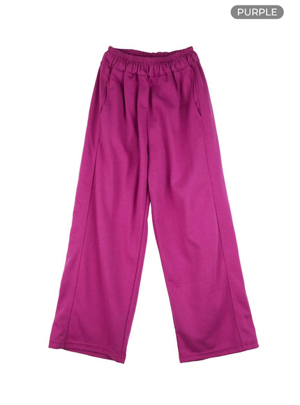 cozy-fit-banded-sweatpants-ol401 / Purple