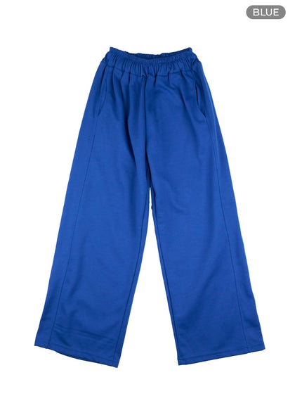 cozy-fit-banded-sweatpants-ol401 / Blue