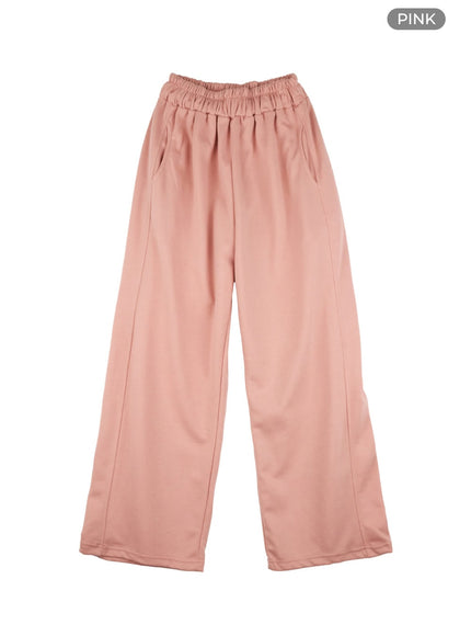 cozy-fit-banded-sweatpants-ol401 / Pink