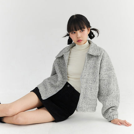 collared-wool-jacket-co330 / Gray