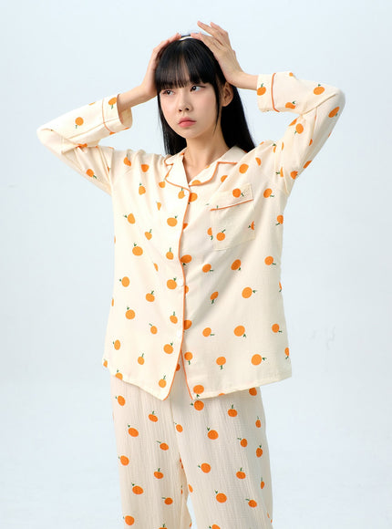 apricot-pattern-pajama-set-ig313