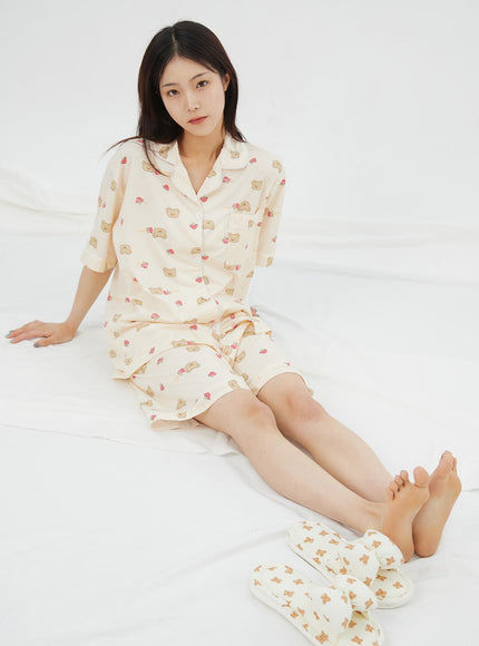 teddy-strawberry-pajama-set-iy323