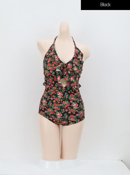 Flower Frill Swimsuit IA313