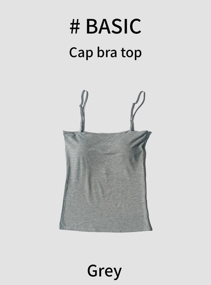 Bra Cap Sleeveless Top #B13