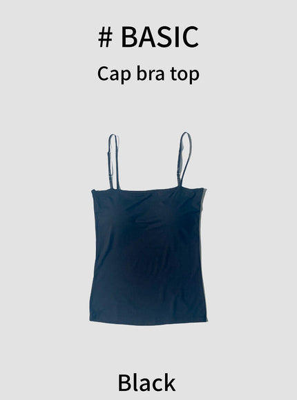 Bra Cap Sleeveless Top #B13