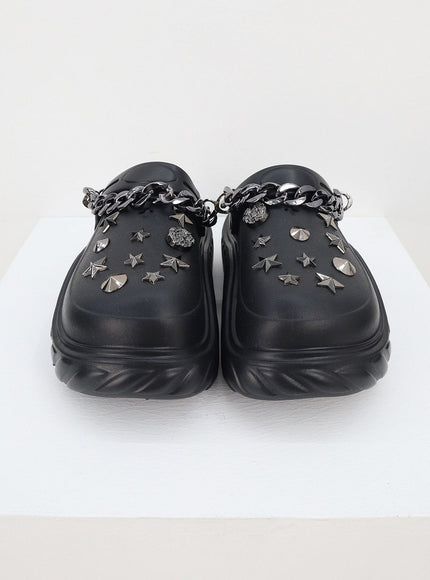 Chain Stud Clogs BA328